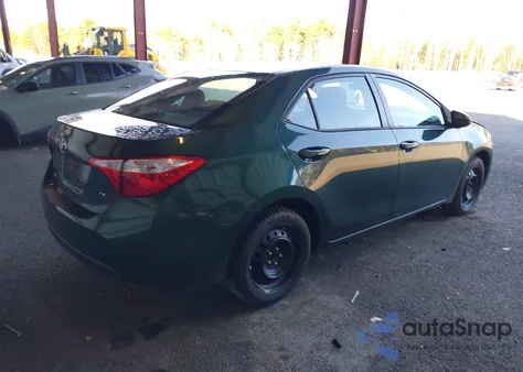 2016 Toyota Corolla Le z USA, uszkodzony, nr VIN 2T1BURHE9GC685875